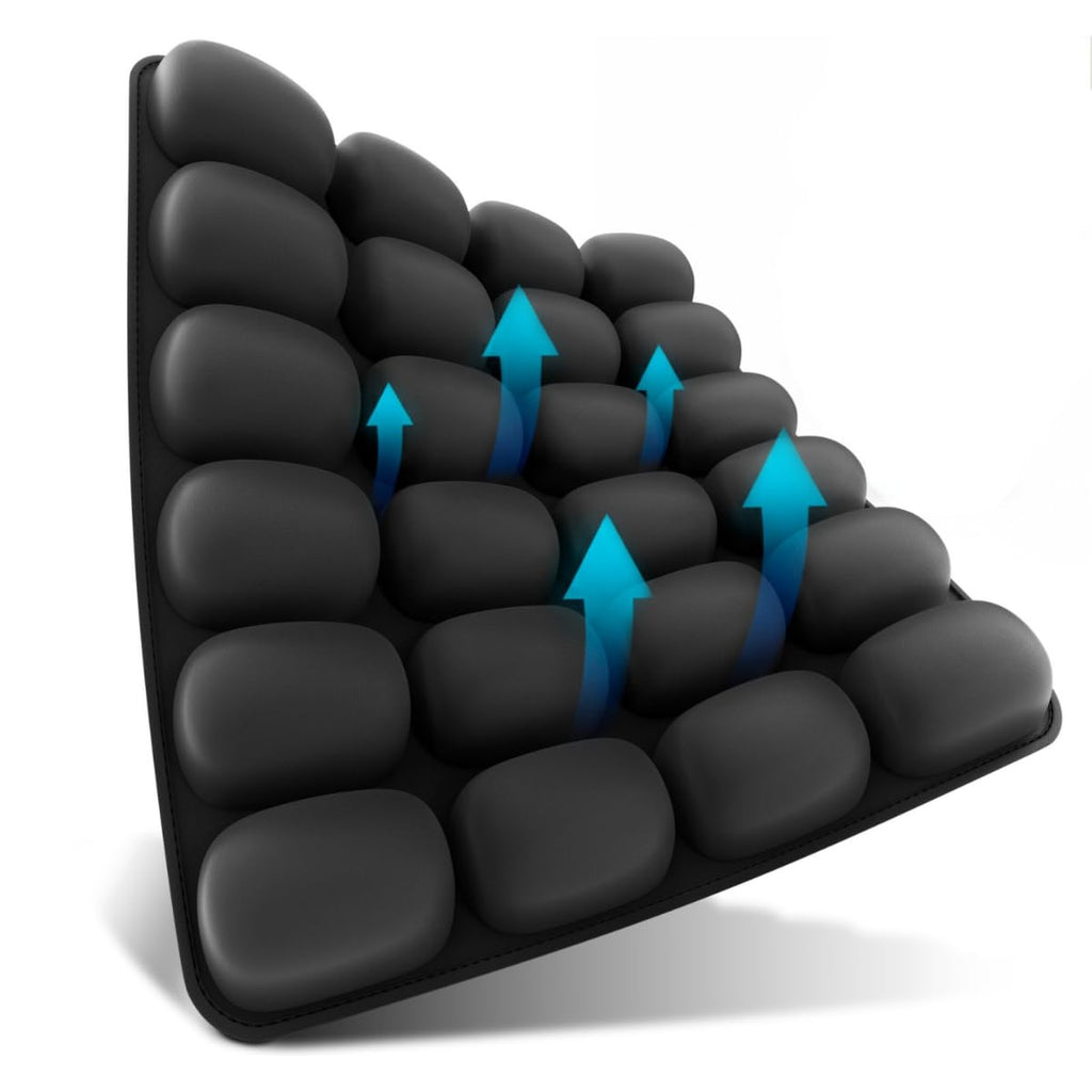 Sondur™ Travel Cushion for Long Flights – Inflatable Airplane Seat Cushion