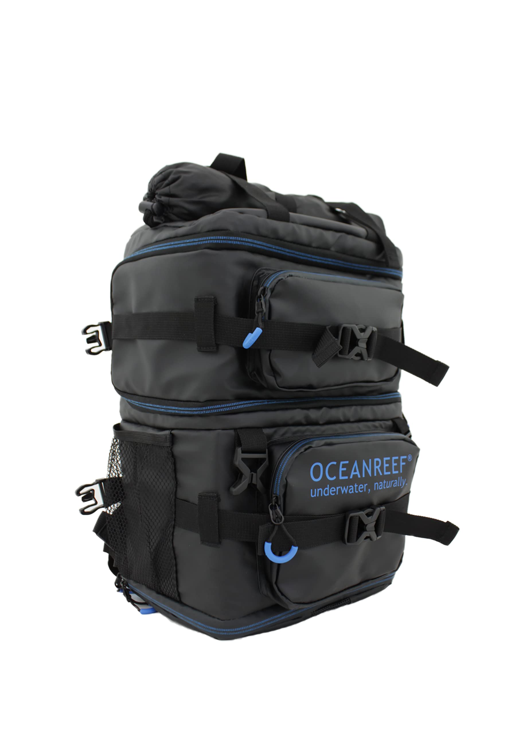 OCEAN REEF - Neptune III - Full Face Mask - Fully Integrated Regulator (Blue, S/M)