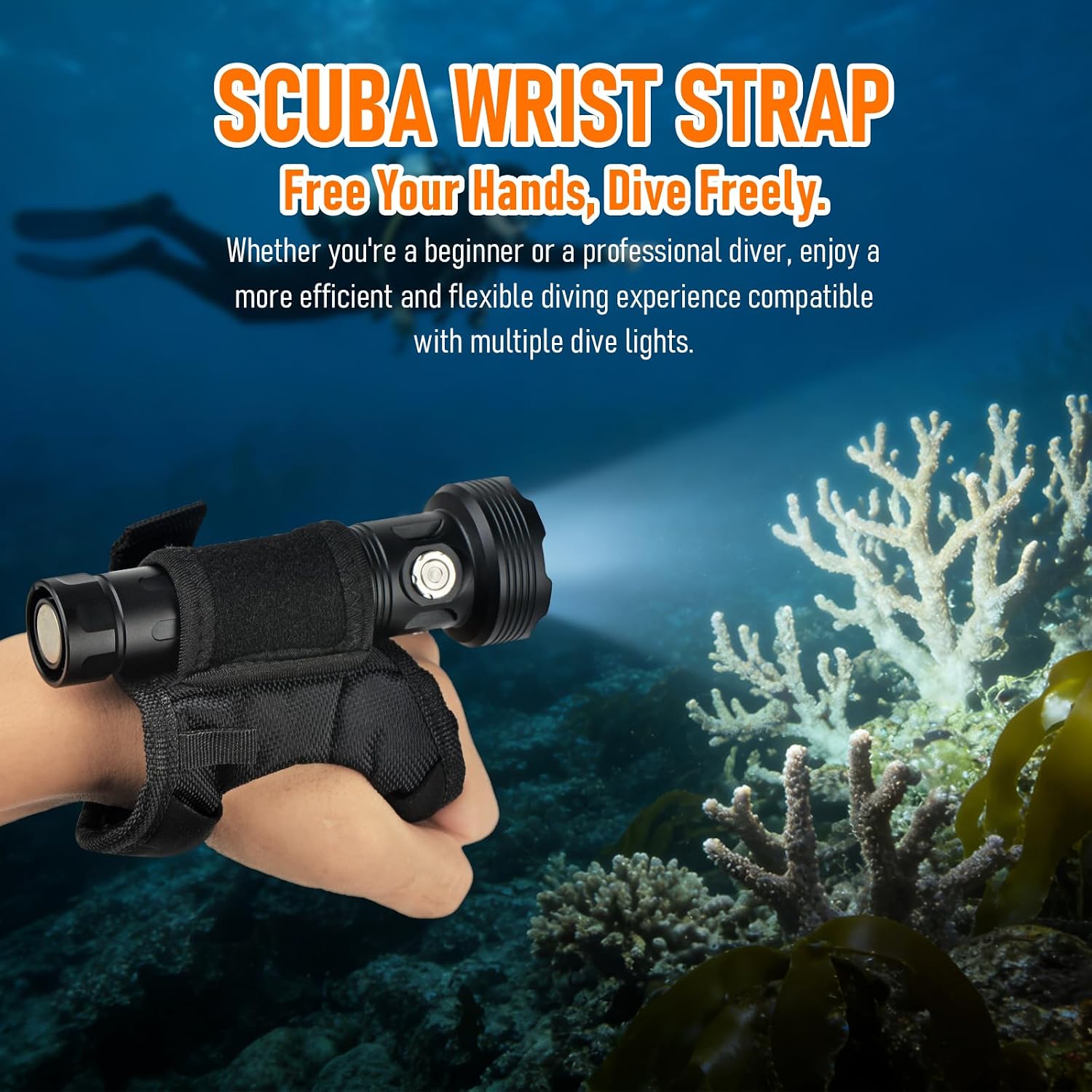 Underwater Dive Light Security Strap