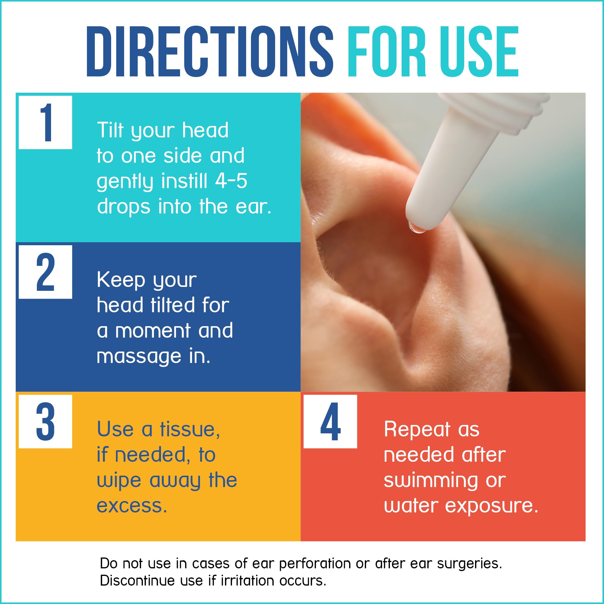 STREAM 2 SEA Ear Rinse Drops for Swimmers Biodegradable Natural, 1 Fl Oz