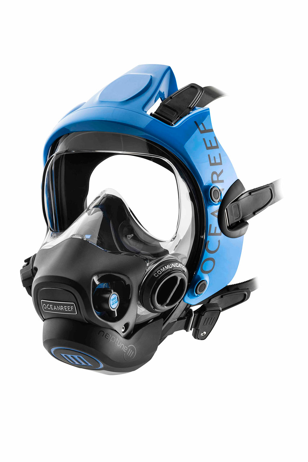 OCEAN REEF - Neptune III - Full Face Mask - Fully Integrated Regulator (Blue, S/M)