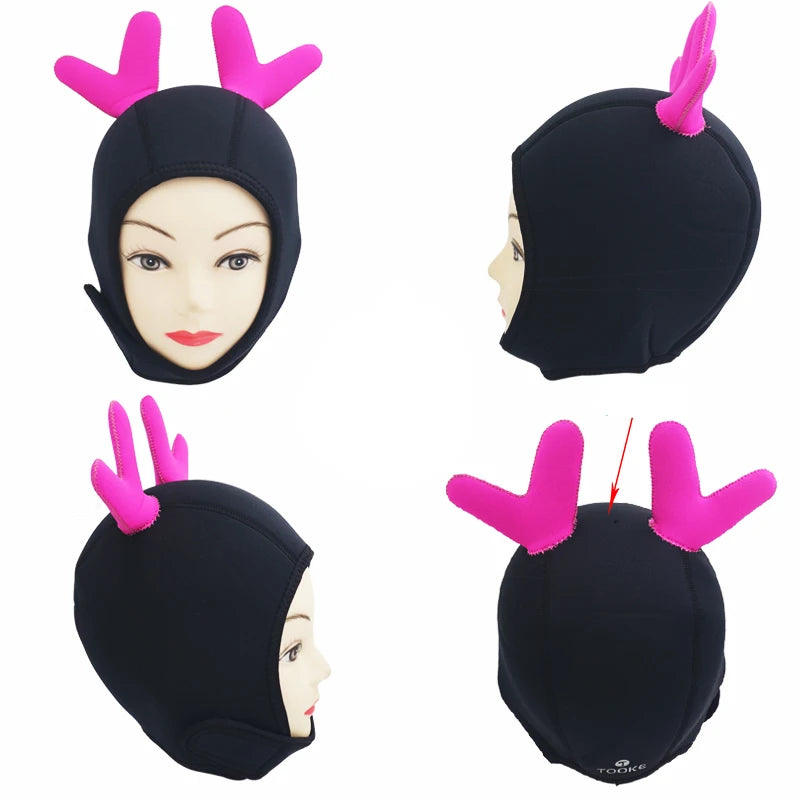 Wholesale Custom Printed Water Pro 3mm Neoprene Keep Warm Cartoon Scuba Diving Hood for Underwater Swimming Surfing Snorkeling
