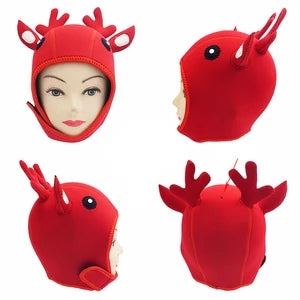 Wholesale Custom Printed Water Pro 3mm Neoprene Keep Warm Cartoon Scuba Diving Hood for Underwater Swimming Surfing Snorkeling