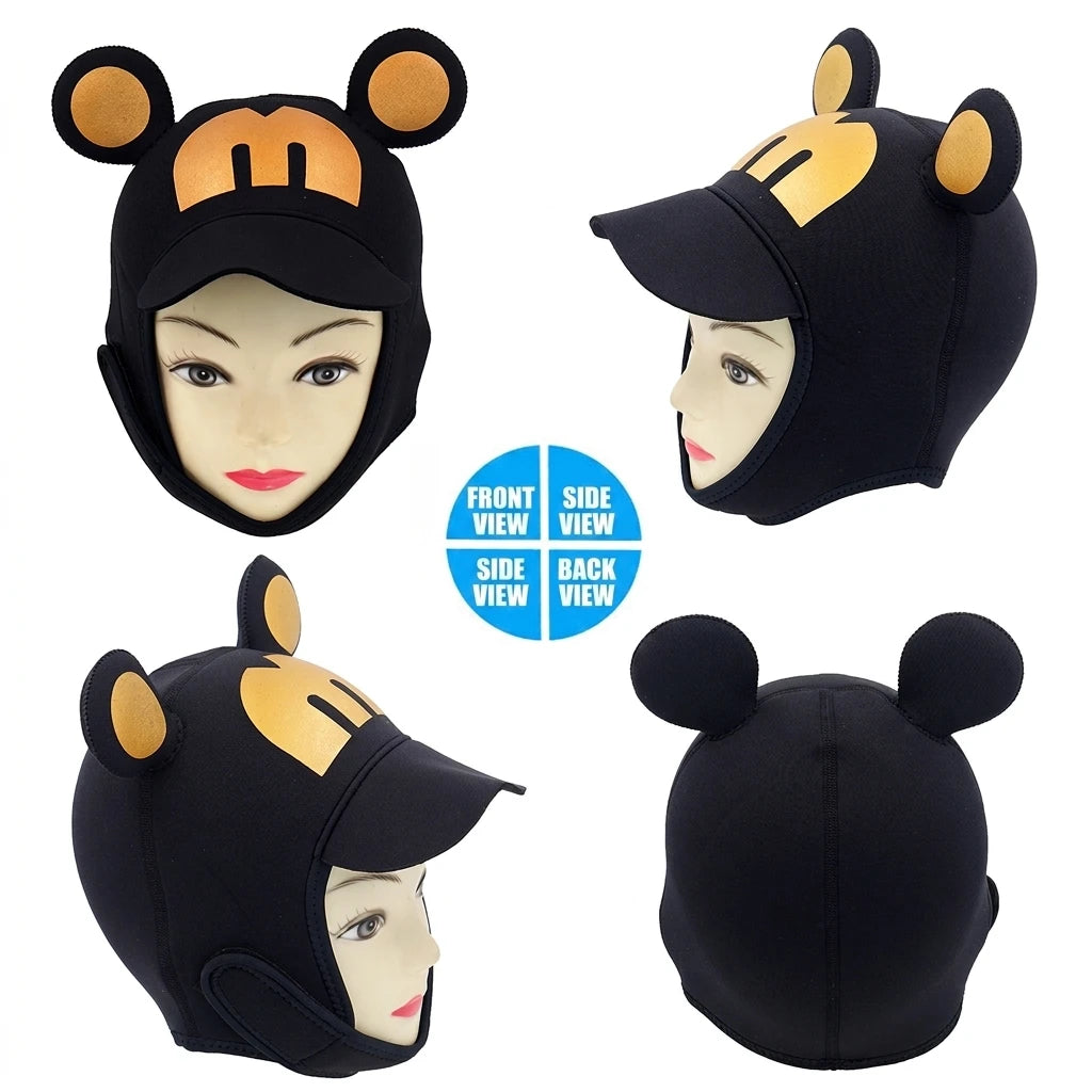 Wholesale Custom Printed Water Pro 3mm Neoprene Keep Warm Cartoon Scuba Diving Hood for Underwater Swimming Surfing Snorkeling