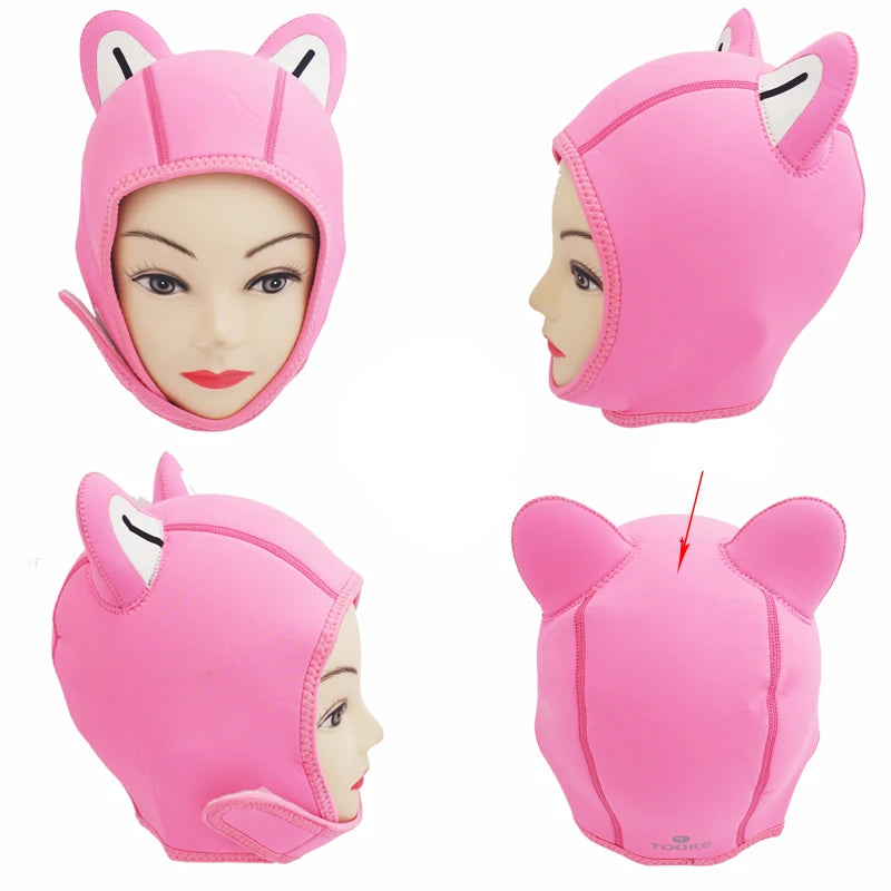 Wholesale Custom Printed Water Pro 3mm Neoprene Keep Warm Cartoon Scuba Diving Hood for Underwater Swimming Surfing Snorkeling