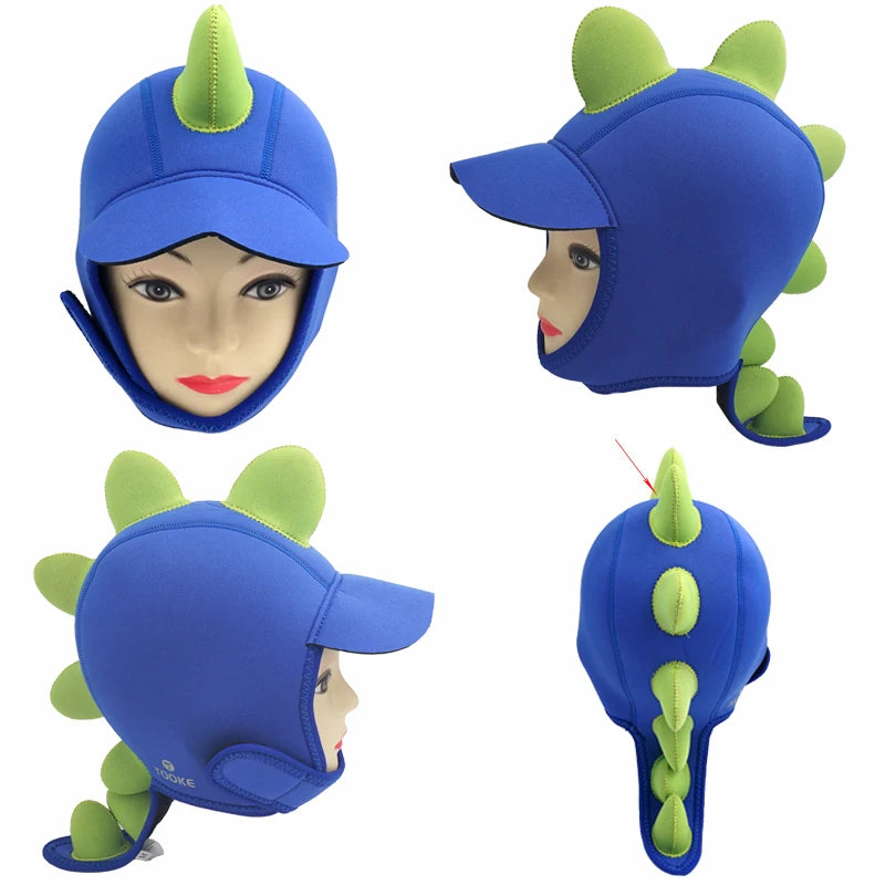 Wholesale Custom Printed Water Pro 3mm Neoprene Keep Warm Cartoon Scuba Diving Hood for Underwater Swimming Surfing Snorkeling