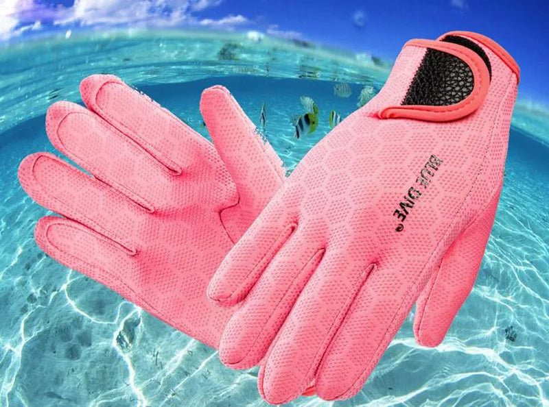 1.5mm Neoprene Waterproof Skid-proof Diving Gloves Swimming Keep Warm for Winter Swimming Diving Surfing Snorkeling Gloves L42
