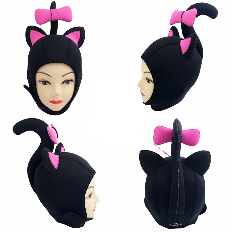 Wholesale Custom Printed Water Pro 3mm Neoprene Keep Warm Cartoon Scuba Diving Hood for Underwater Swimming Surfing Snorkeling
