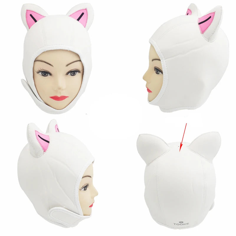 Wholesale Custom Printed Water Pro 3mm Neoprene Keep Warm Cartoon Scuba Diving Hood for Underwater Swimming Surfing Snorkeling