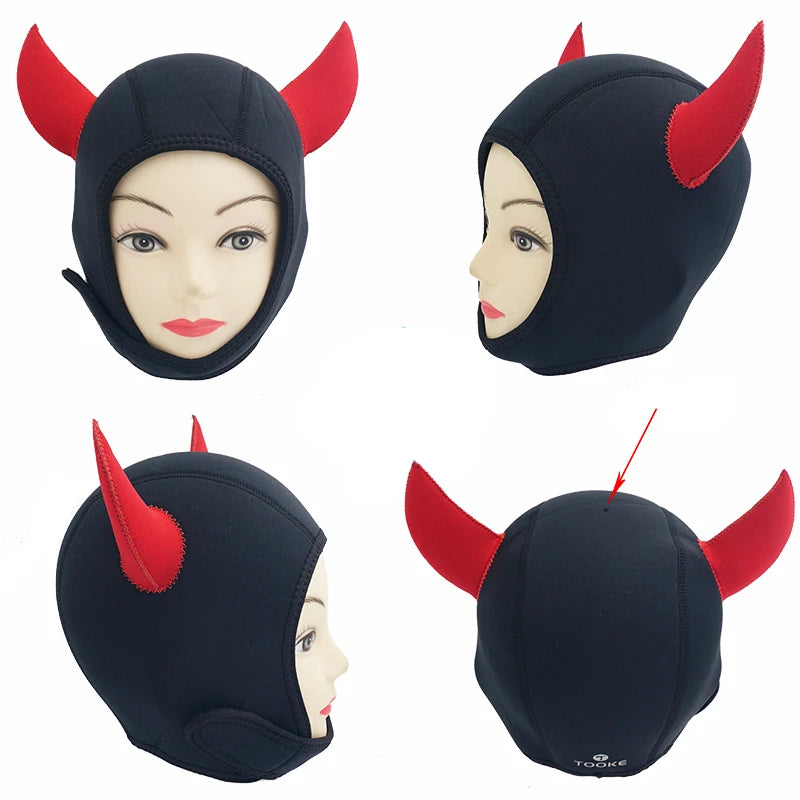 Wholesale Custom Printed Water Pro 3mm Neoprene Keep Warm Cartoon Scuba Diving Hood for Underwater Swimming Surfing Snorkeling
