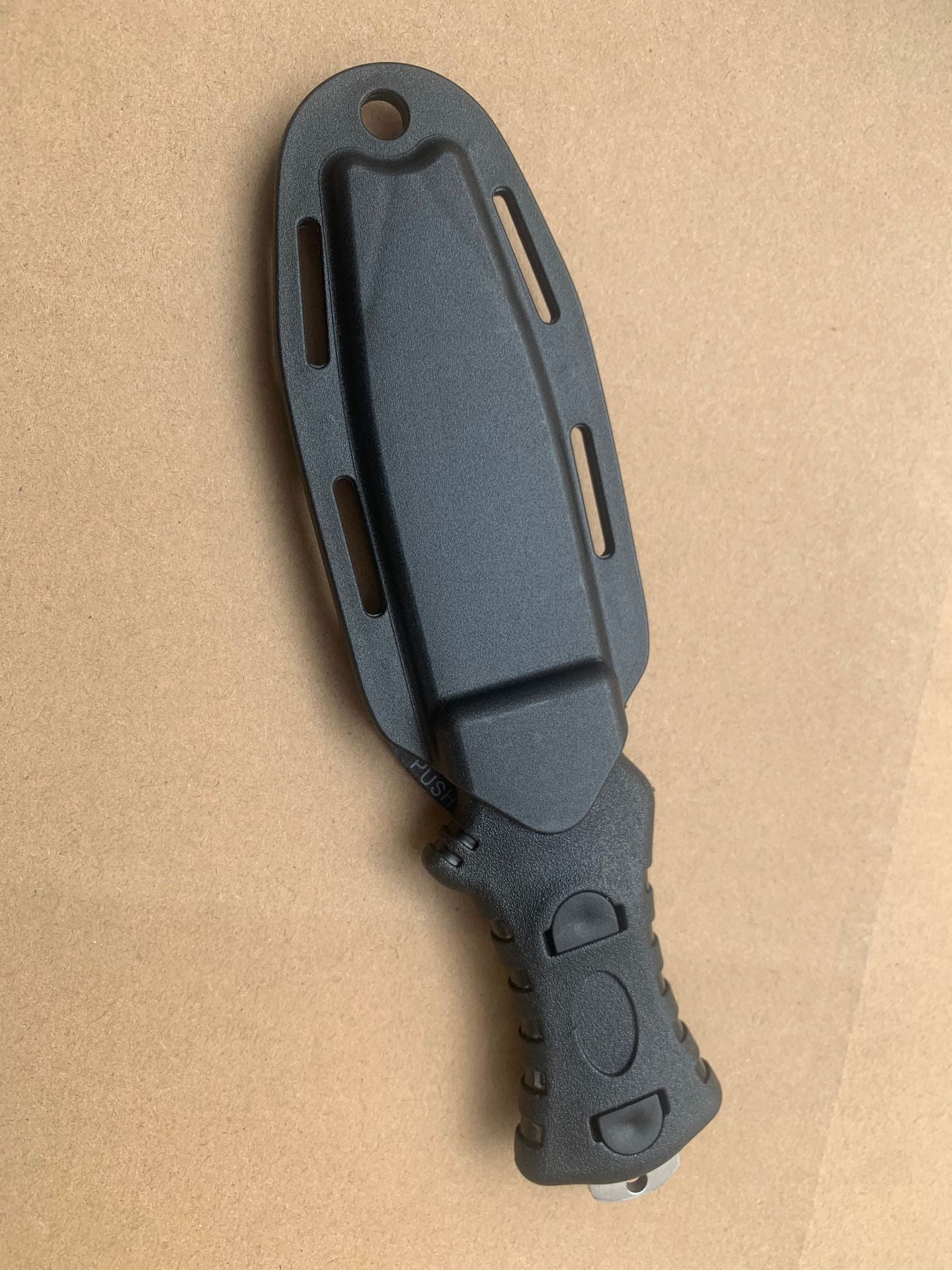 Dive Knife for Rescue, Stainless Steel Diving Tool with Line Cutter for Underwater & Survival