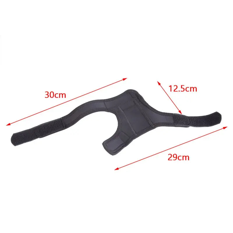 Adjustable 600D nylon diving flashlight holder wrist strap for hands-free use
