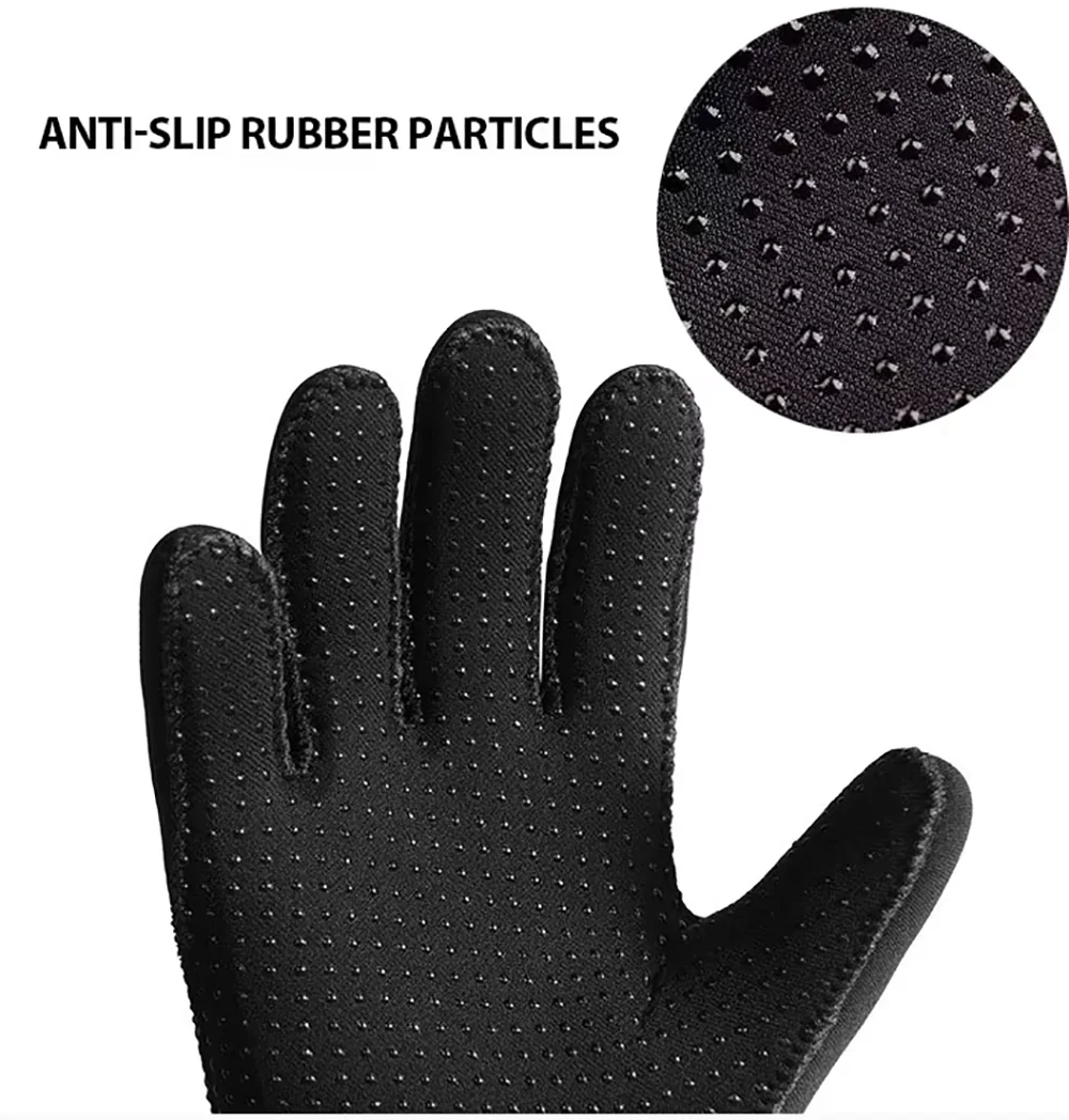 3MM Neoprene Diving Gloves Camo Resistant Warm Anti-Slip Wear-Resistant Swimming Snorkeling Gloves For Fish Catching