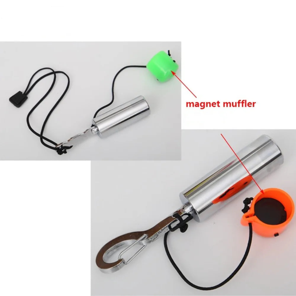 123mm/152mm Scuba Diving Signal Shaker Multifunctional Signal Bell With Cap Diving Rattle Noise Maker Stainless Steel
