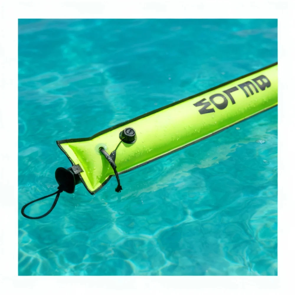 1.8M/1.5M/1.2M Scuba Diving Surface Marker Buoy Safety Tube for Technical Recreational Diving