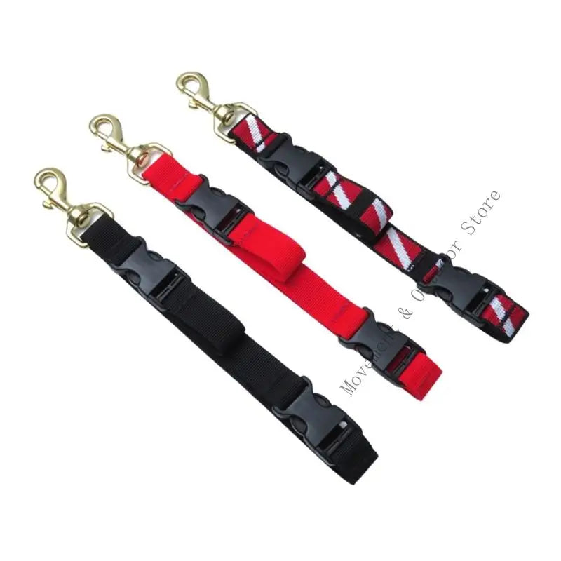 Diving Lanyard Clip Fin Shoe Lifting Rope Diving Flippers and Mask Keeper Quick Release Webbing Strap Buckle