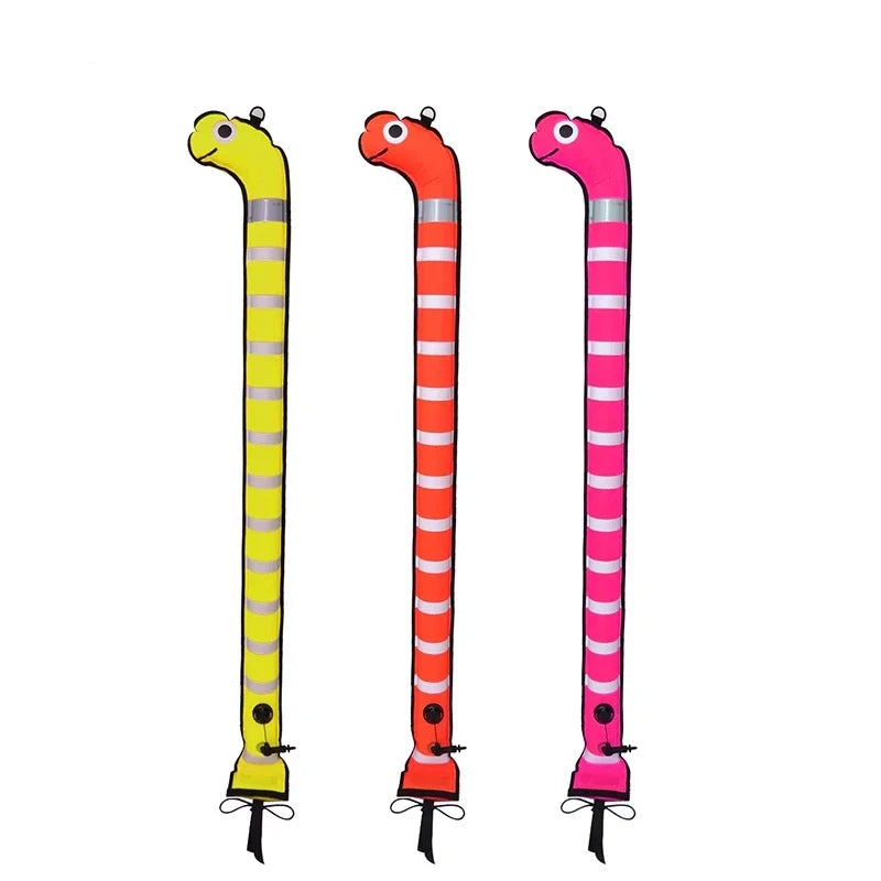Animals Themed Inflatable Scuba Diving Safety Sausage Signal Surface Buoy (SMB) Tube 1.8M 1.5M for Diving Safety