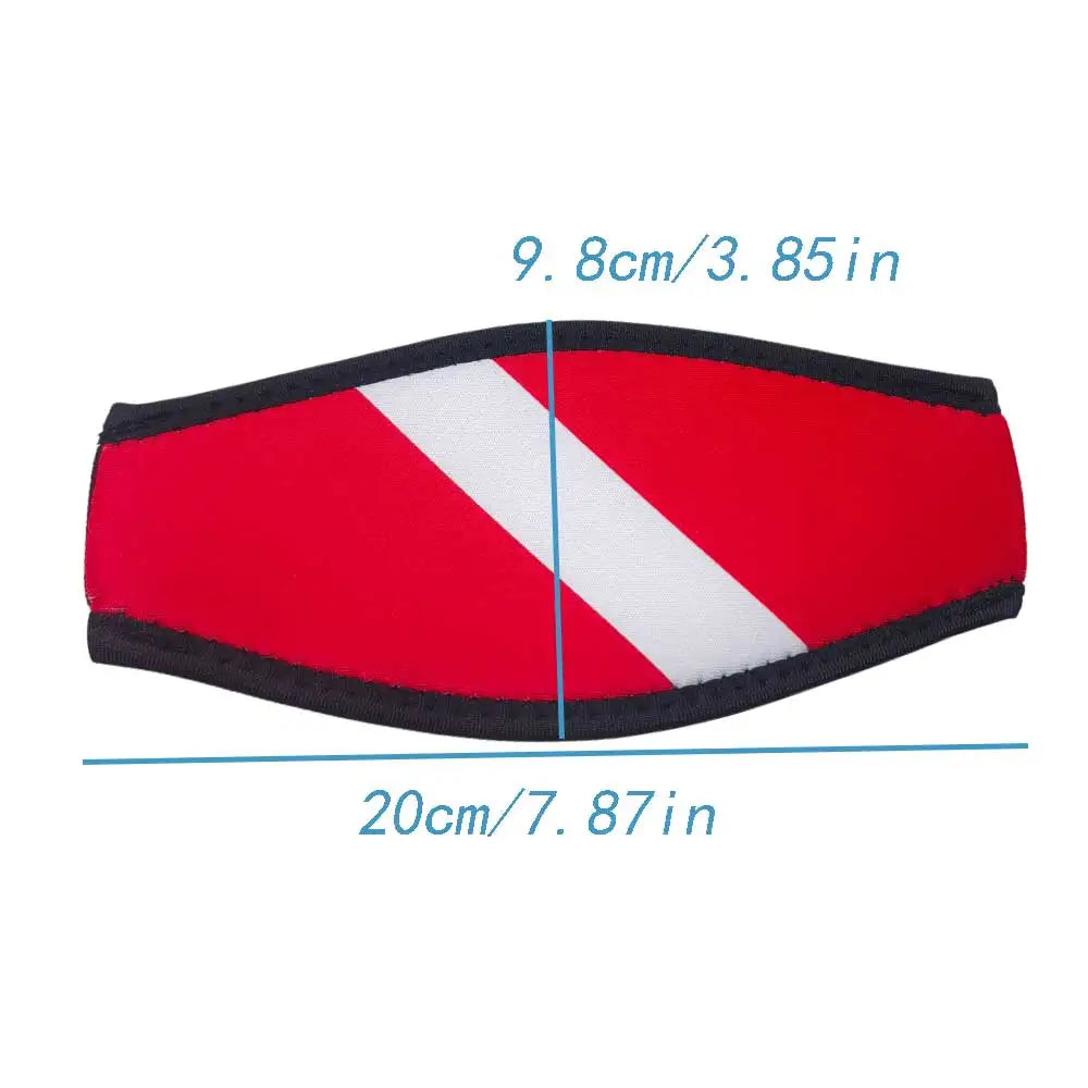 1PC 2pcs Neoprene Scuba Diving Mask Strap Cover Protect Long Hair Band Snorkel Swimming Non Slip Hair Protector Mask Wrap