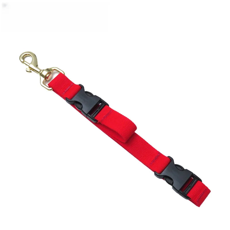 Scuba Diving Lanyard Clip 255x25mm Fin Lift Cord Clip Fin Holder Quick Release Buckle Swivel Hook For Dive Accessories