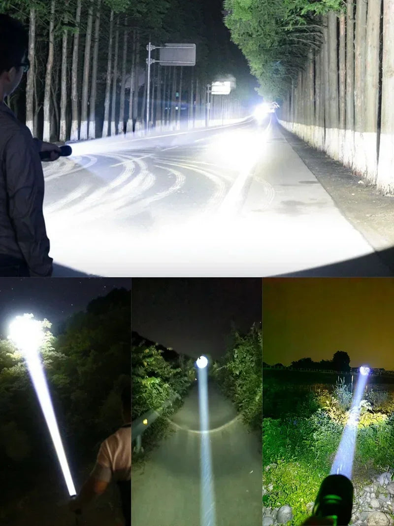 9500000000LM Powerful Diving Flashlight IPX8 Underwater Lamp Professional Scuba Diving Torch Type-c Rechargeable LED Dive Lights