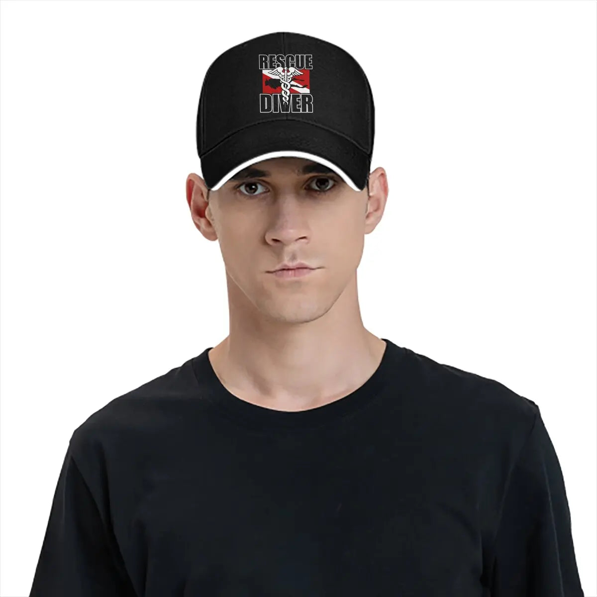 Rescue Diver Baseball Cap Men Hats Women Visor Protection Snapback Diving Dive Scuba Caps