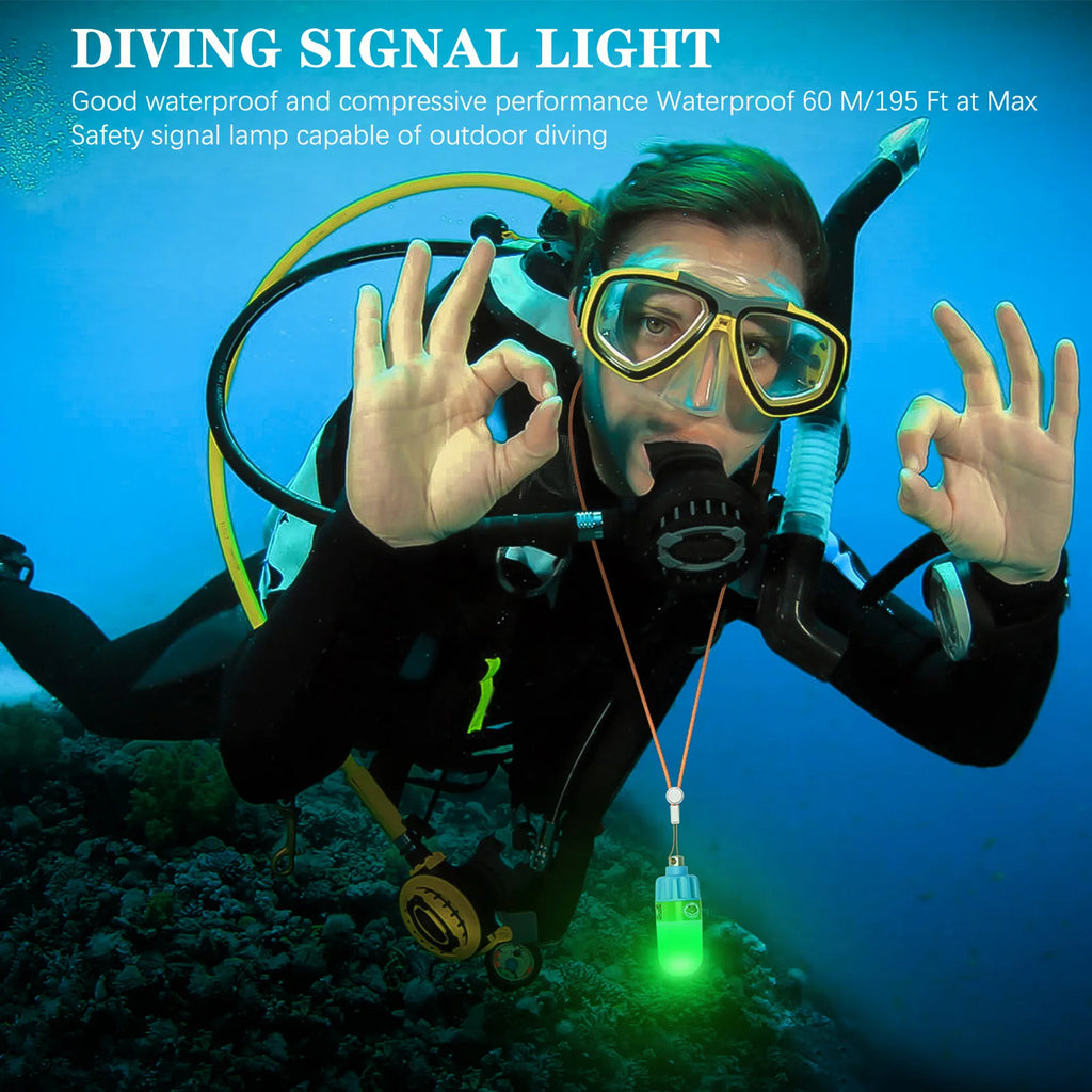 Seafrog Diving Safety Signal Fill Light Outdoor Light Camping Hiking Night Run 60m Waterproof Luminous Stick Rescue Light
