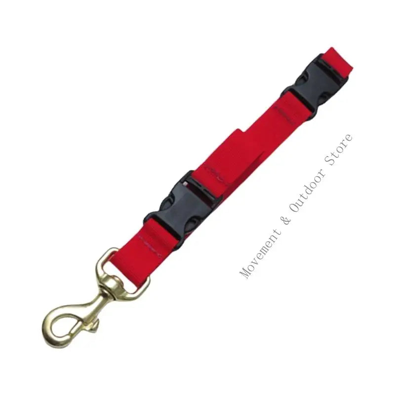 Diving Lanyard Clip Fin Shoe Lifting Rope Diving Flippers and Mask Keeper Quick Release Webbing Strap Buckle