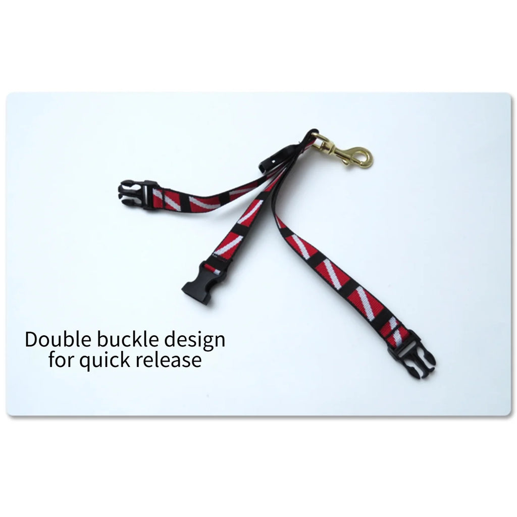Gear Attachment Clip Diving Lanyard Clip ABS Plastic Quick-release Multi-purpose Functionality Optimal Dimensions
