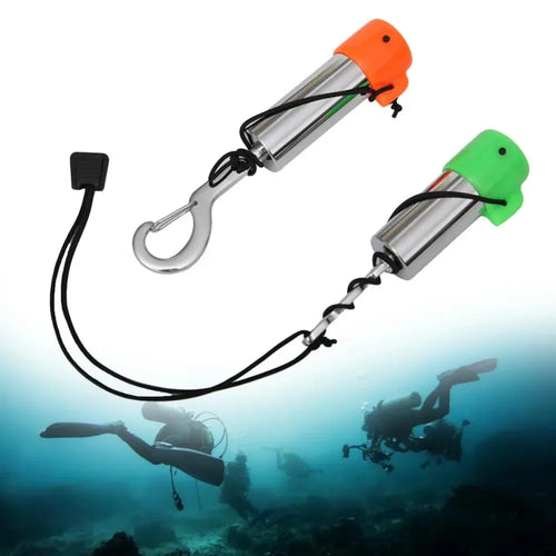 123mm/152mm Scuba Diving Signal Shaker Multifunctional Signal Bell With Cap Diving Rattle Noise Maker Stainless Steel