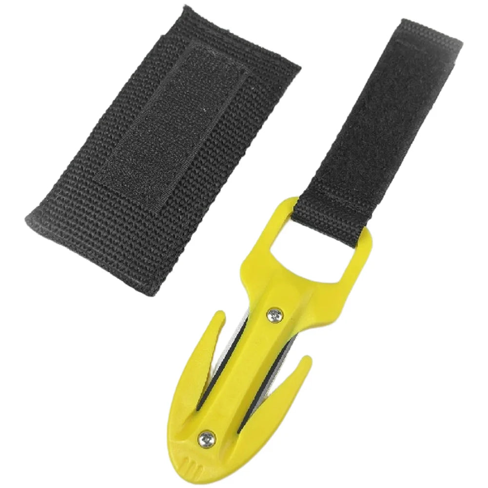 Rope Trimmer Diving Cutter Recreational Diving Stainless Steel Blade Ergonomic Grip For Diving For Water Rescue