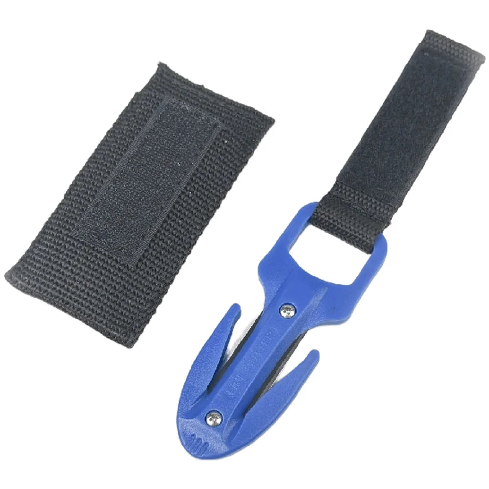 Rope Trimmer Diving Cutter Recreational Diving Stainless Steel Blade Ergonomic Grip For Diving For Water Rescue