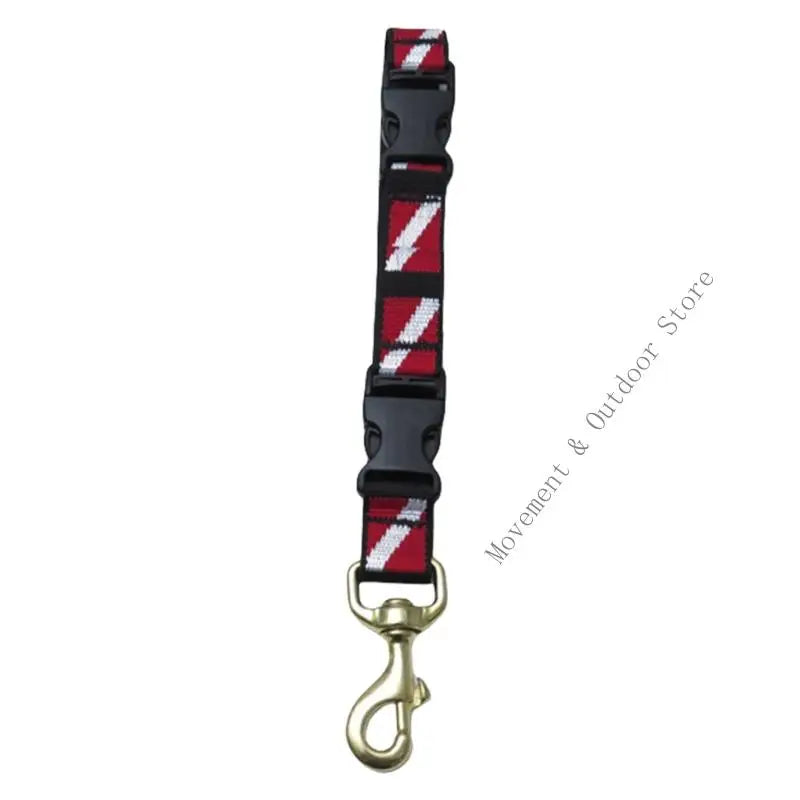 Diving Lanyard Clip Fin Shoe Lifting Rope Diving Flippers and Mask Keeper Quick Release Webbing Strap Buckle