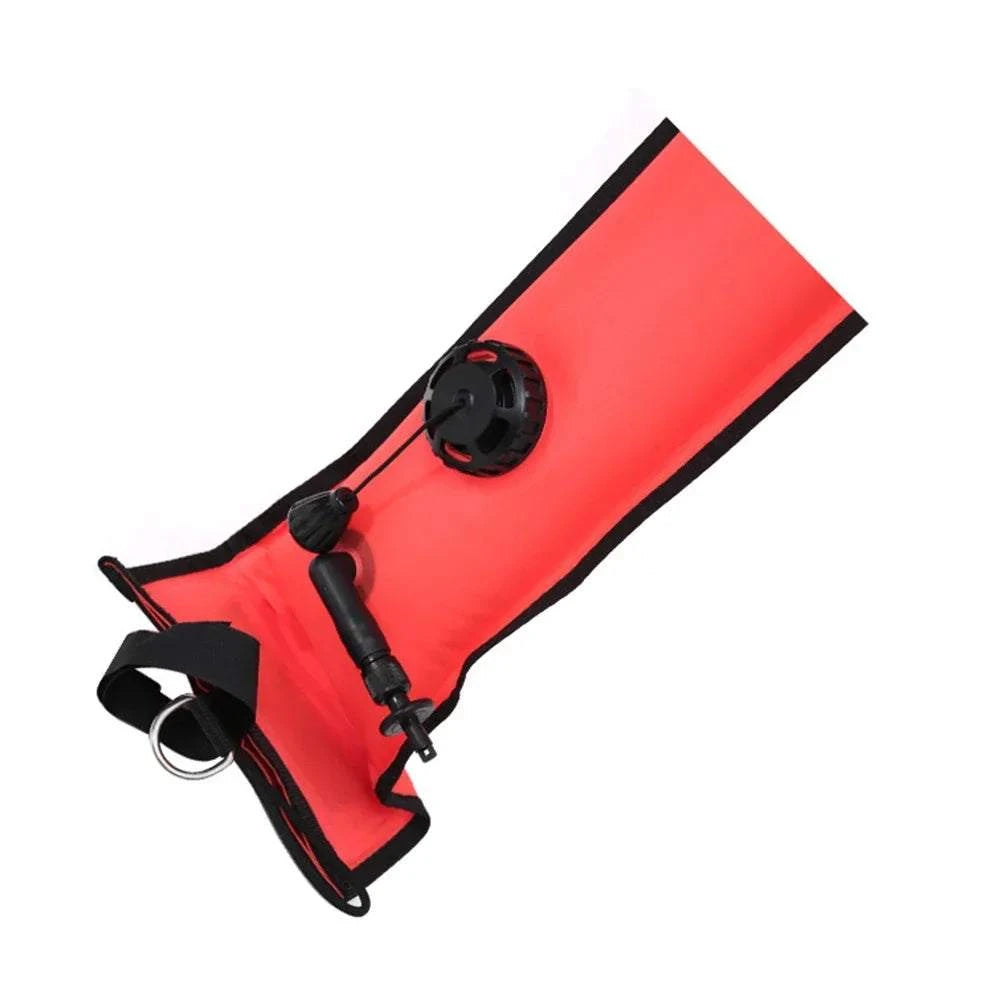 1.2M/1.5M/1.8M Professional Scuba Diving Inflatable Safety Sausage - SMB Signal Tube Surface Buoy Diver Below