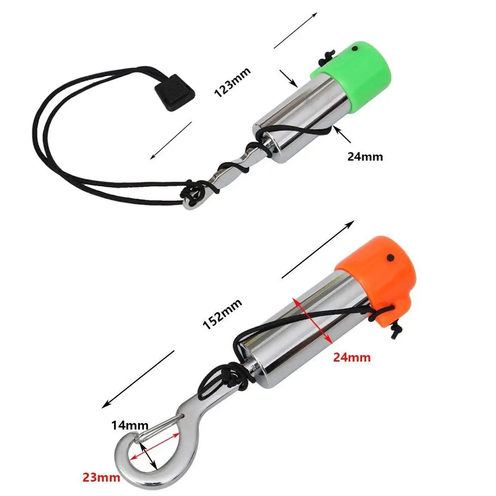 123mm/152mm Scuba Diving Signal Shaker Multifunctional Signal Bell With Cap Diving Rattle Noise Maker Stainless Steel