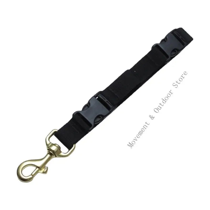 Diving Lanyard Clip Fin Shoe Lifting Rope Diving Flippers and Mask Keeper Quick Release Webbing Strap Buckle