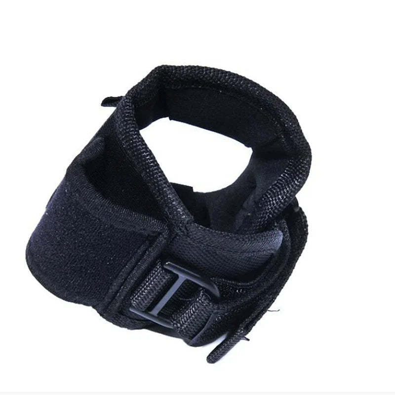 Flashlight LED Torch Holder Handfree Flashlight Holder Hand Arm Mount Wrist Strap Glove for Underwater Scuba Diving Dive Cycling