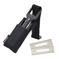 scuba diving cutting knife with nylon handle and stainless steel blade for underwater use