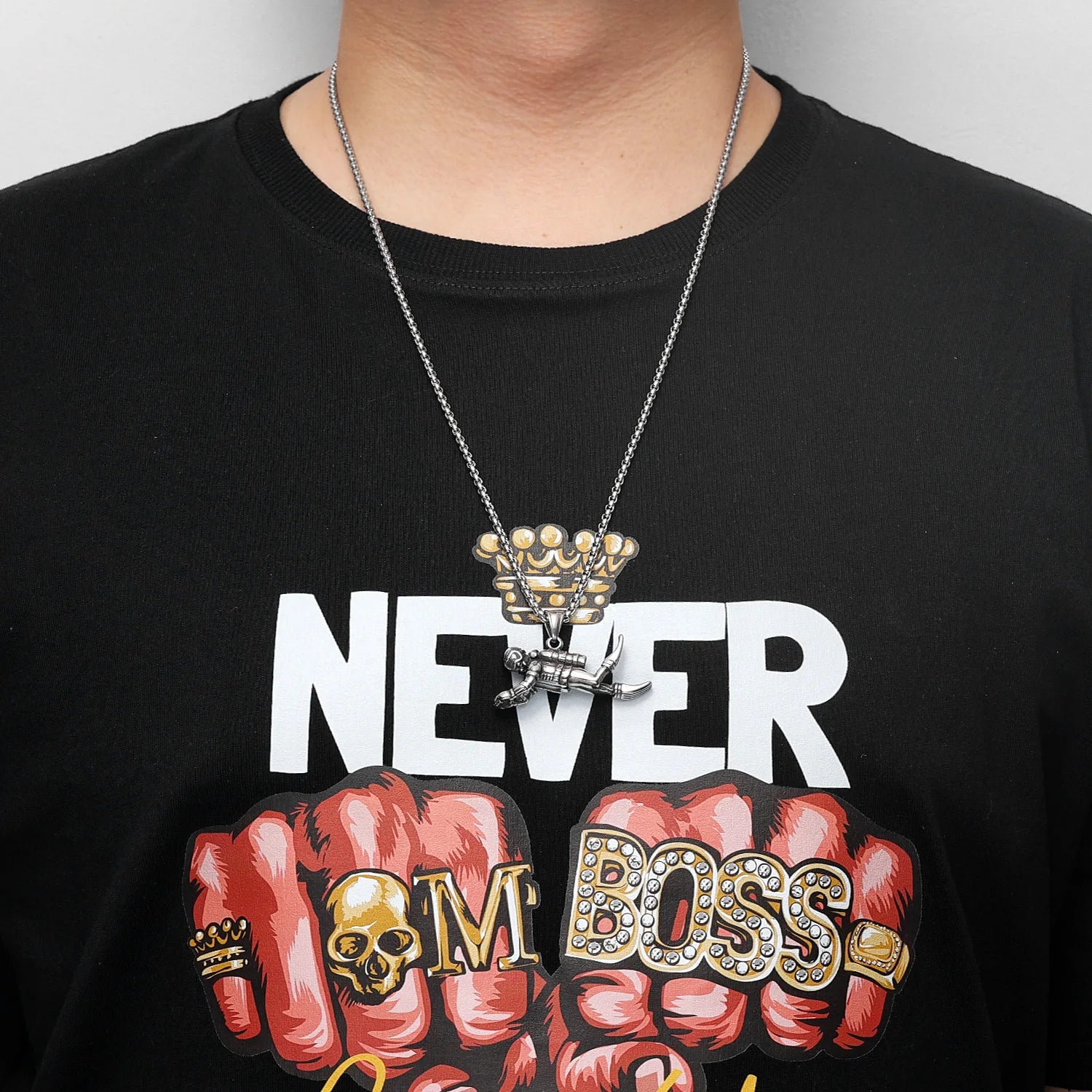Deep Sea Diver Stainless Steel Men Women Necklaces Pendants Chain Unique Punk Trendy Fashion Jewelry Creativity Gift Wholesale