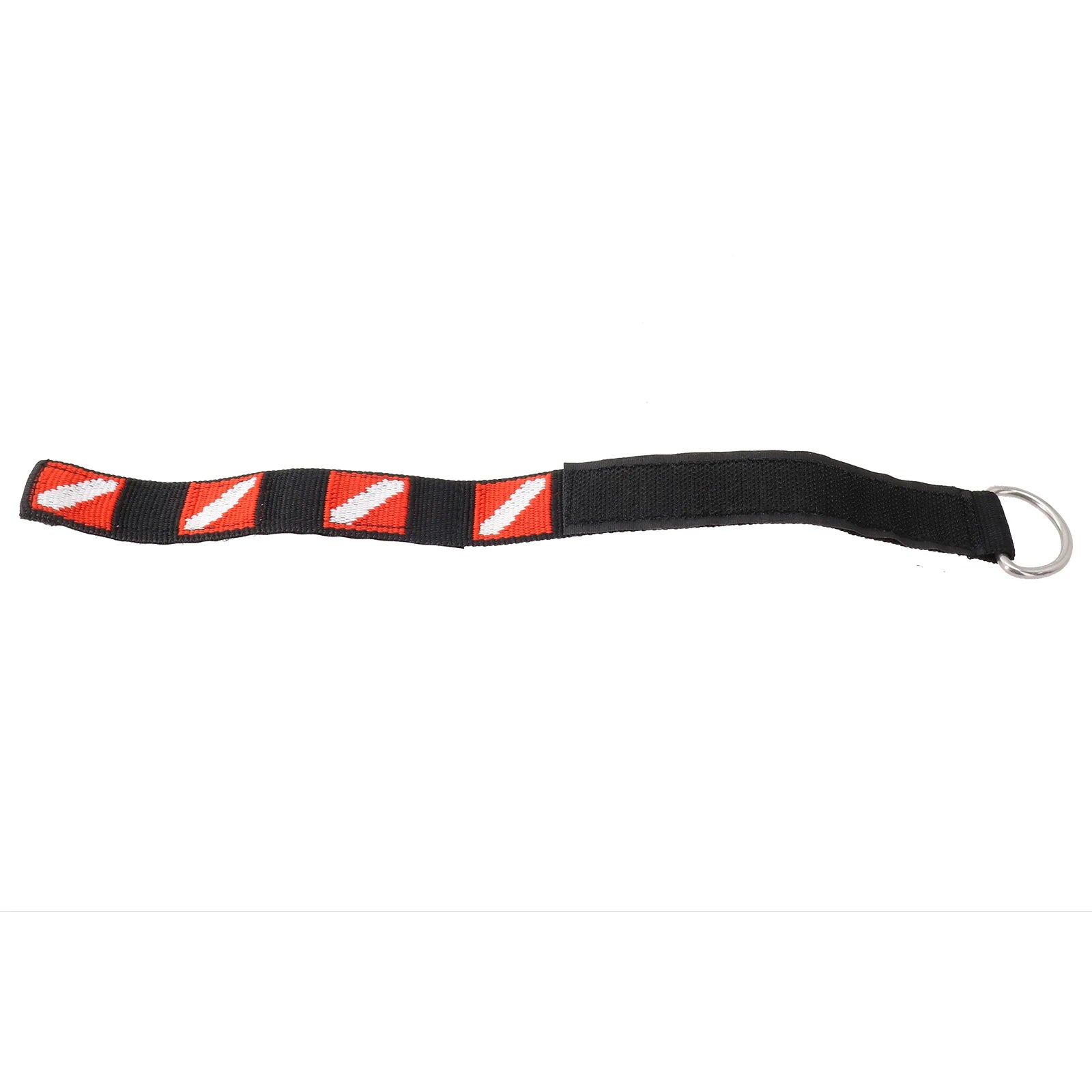1pc Adjustable Scuba Diving Wrist Strap Lanyard Webbing Band With Metal D-Ring Freediving Webbing Holder Strap Swim Pool Parts