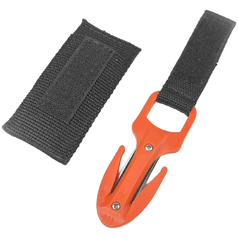 Rope Trimmer Diving Cutter Recreational Diving Stainless Steel Blade Ergonomic Grip For Diving For Water Rescue