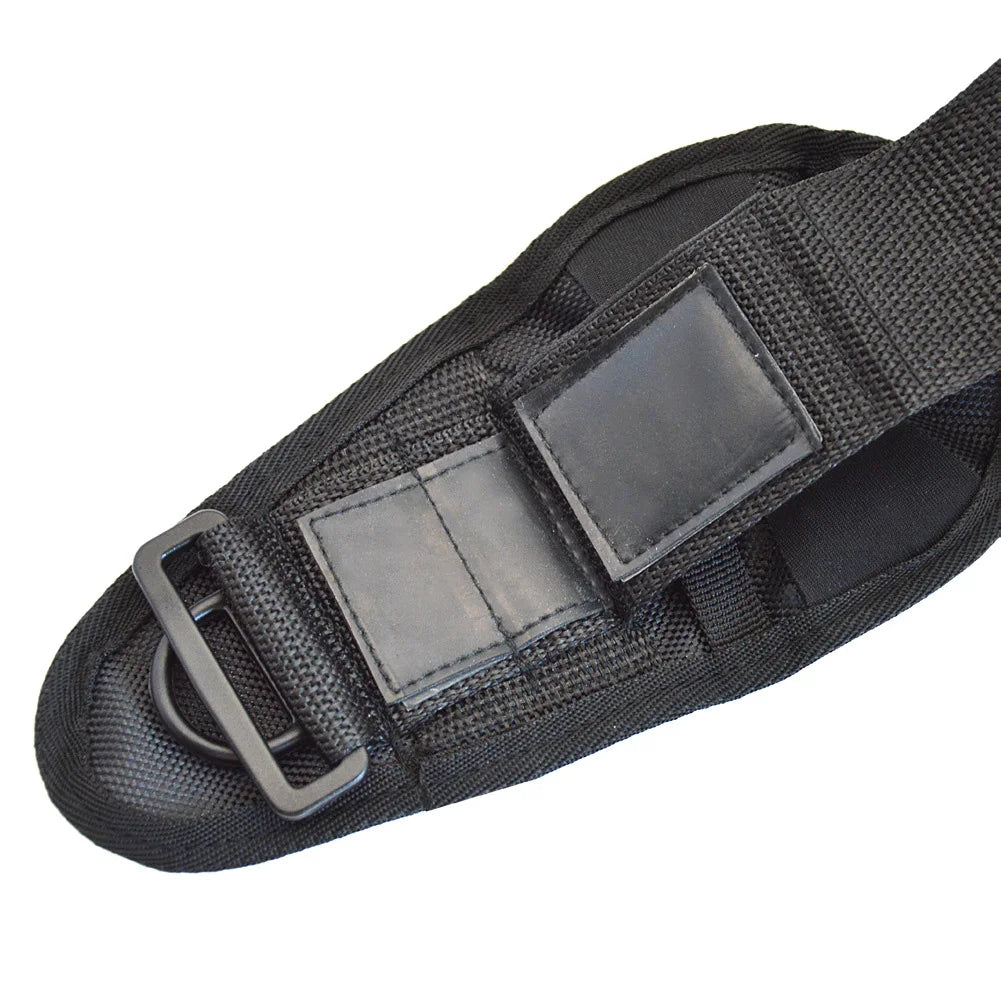 Black neoprene scuba diving flashlight sleeve with adjustable wrist strap and thumb groove