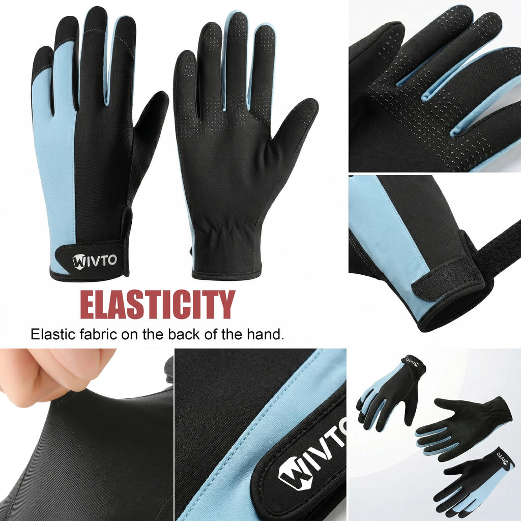 Summer Men's Diving Gloves Men Women Elastic Breathable Ice Silk Outdoor Gloves For Outdoor Sport Hiking Camping Fishing Cycling