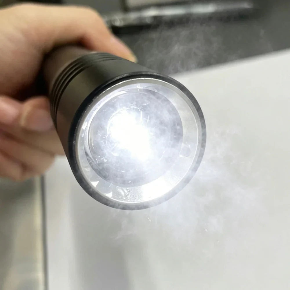 20000LM Scuba Diving Flashlight ZOOM Diving Light Underwater High Power Torch Light Waterproof for Video Shooting Fishing