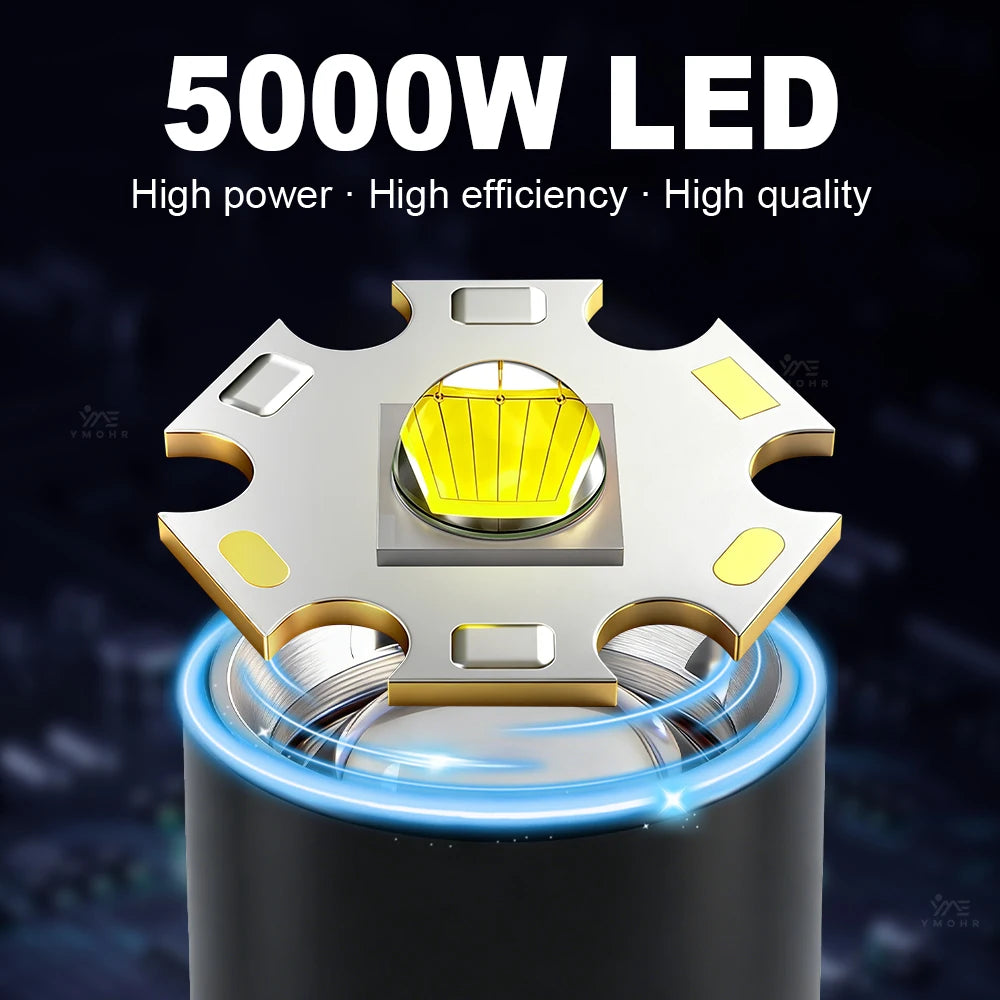9500000000LM Powerful Diving Flashlight IPX8 Underwater Lamp Professional Scuba Diving Torch Type-c Rechargeable LED Dive Lights