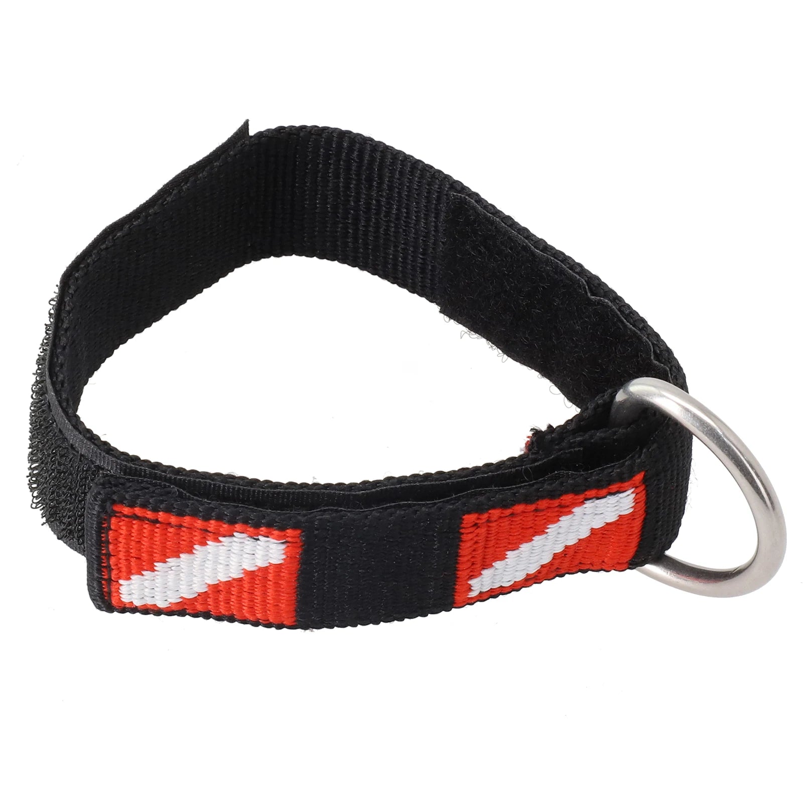 1pc Adjustable Scuba Diving Wrist Strap Lanyard Webbing Band With Metal D-Ring Freediving Webbing Holder Strap Swim Pool Parts