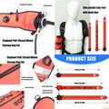 N0HA Open Bottom Safety Inflatable Dives Float with Reel & Clip Scubas Tube