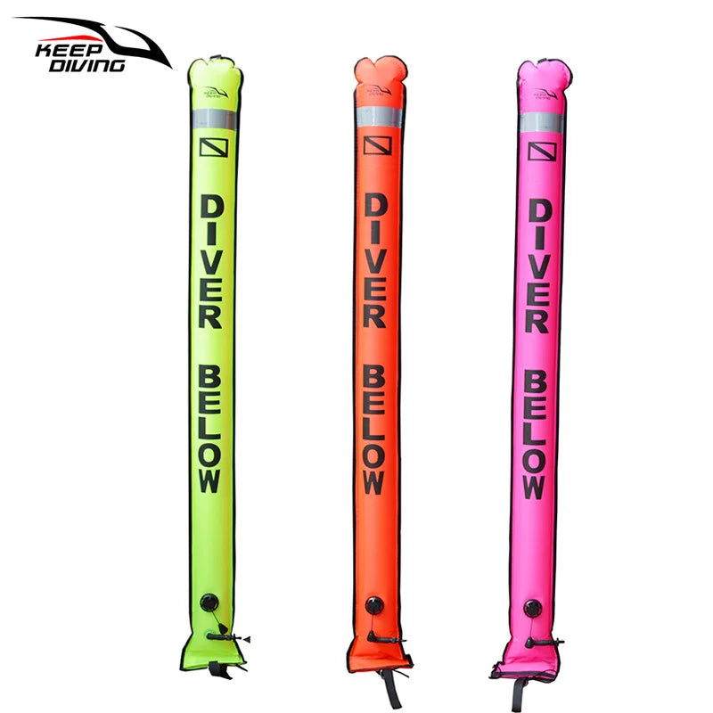 2026 new arrival scuba diving surface marker buoy SMB in orange for safety and technical diving
