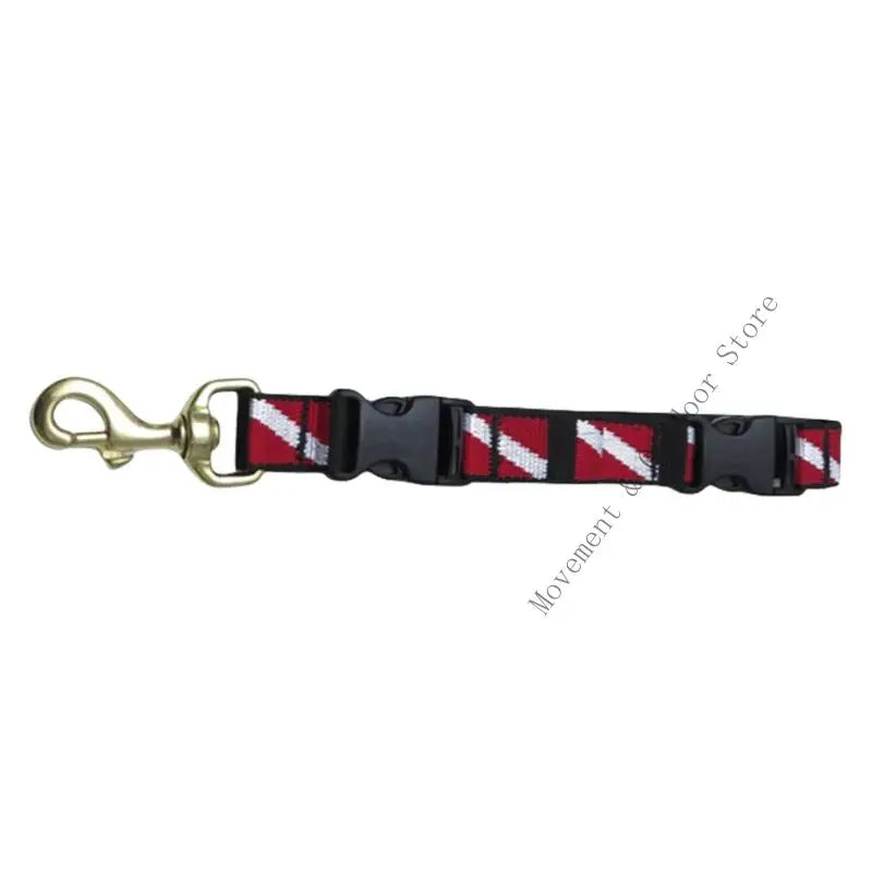 Diving Lanyard Clip Fin Shoe Lifting Rope Diving Flippers and Mask Keeper Quick Release Webbing Strap Buckle