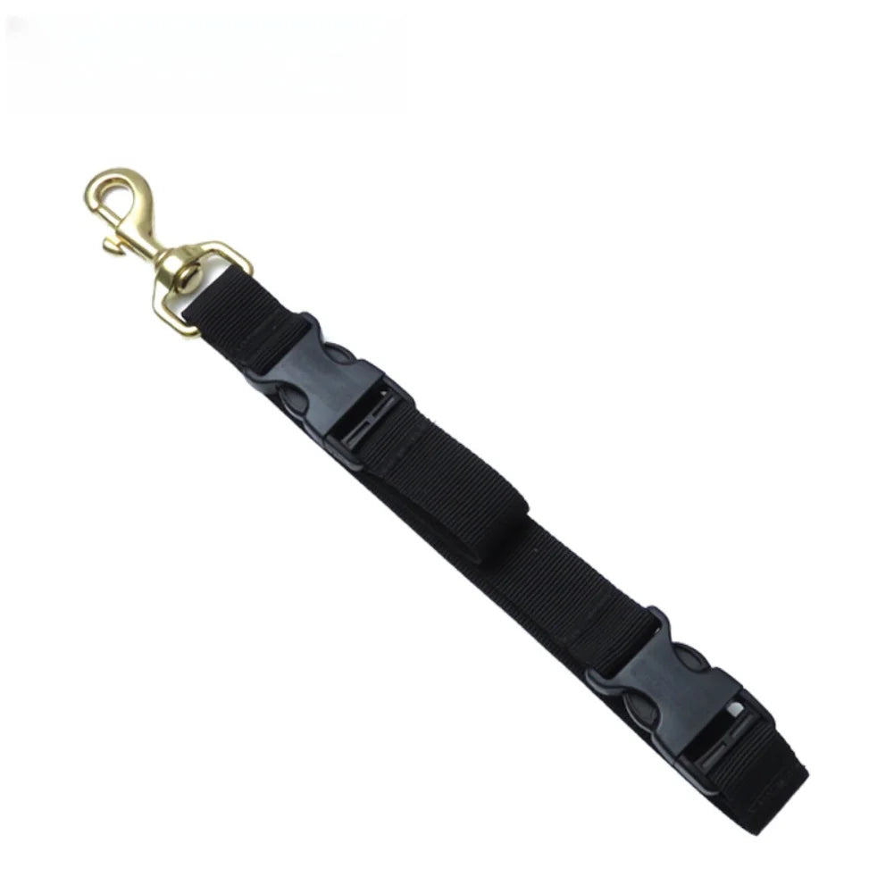 Scuba Diving Lanyard Clip 255x25mm Fin Lift Cord Clip Fin Holder Quick Release Buckle Swivel Hook For Dive Accessories